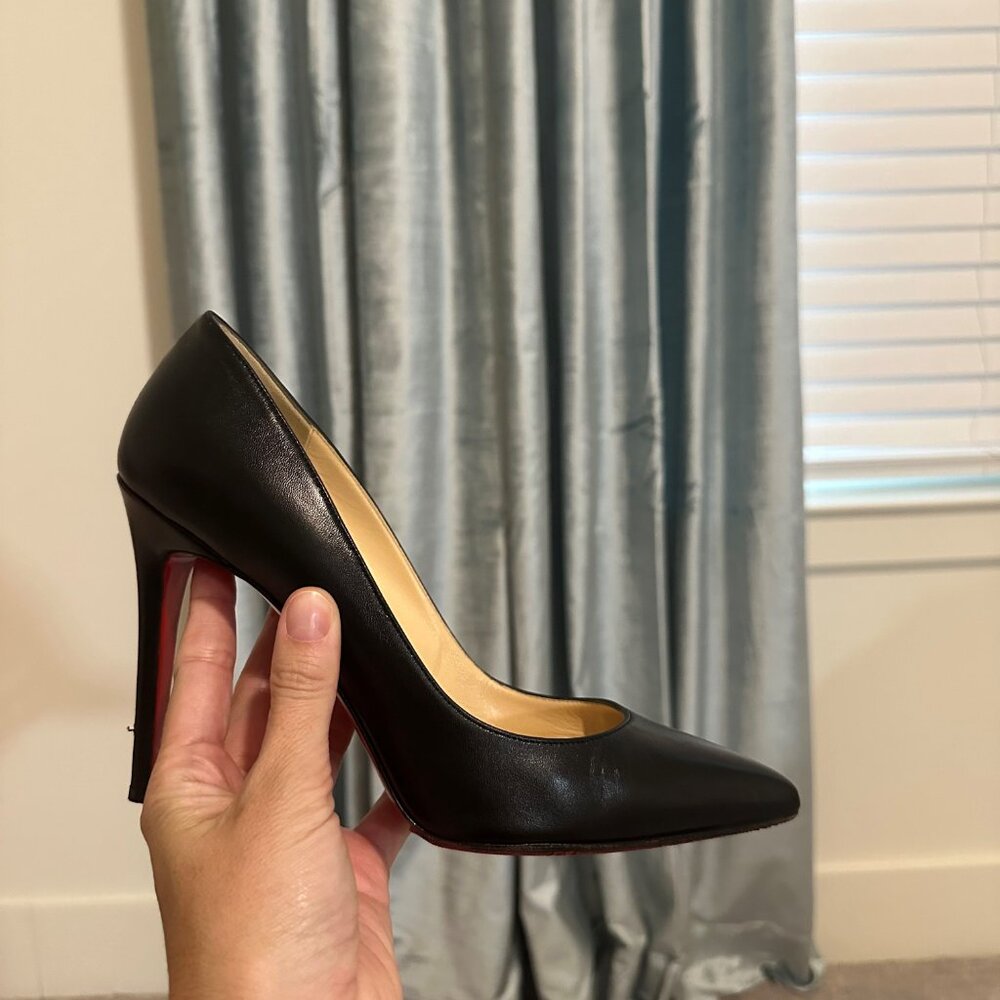 Christian Louboutin Pigalle 100 Nappa Shiny Black size 40 - Picture 5 of 16